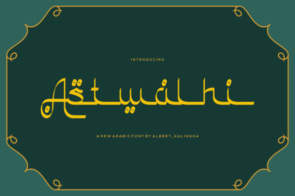 Astwalhi: A Bold Display Font for Editorial Design