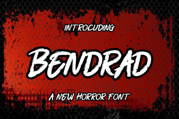 Bendrad Display Font for Campaigns That Demand Attention