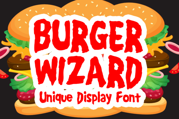 Burger Wizard: A Playful Display Font for Editorial Design