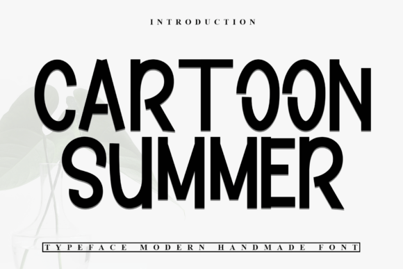 Cartoon Summer: An Elegant Display Font for Thoughtful Branding