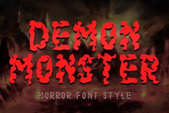 Demon Monster: A Display Font with Dark Editorial Appeal