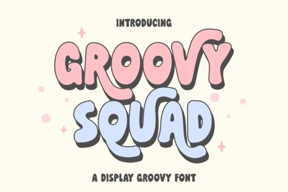 Groovy Squad: A Display Font for Retro Digital Design