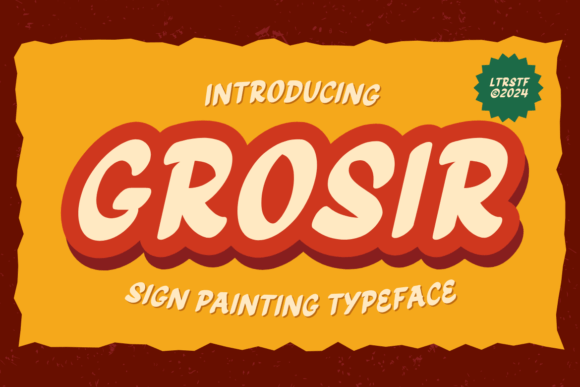Grosir Font: Vintage Sign Paint Charm for Handmade Products