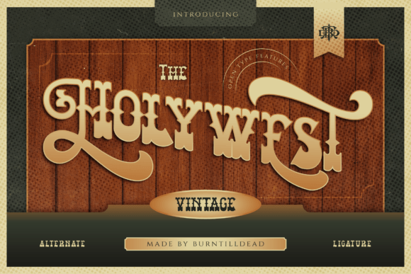 Holywest: A Vintage Serif Font That Brings Character to Your Brand