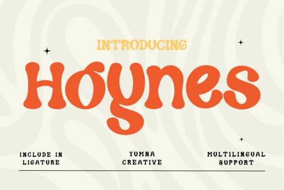 Hoynes: A Retro Display Font for Brand Content