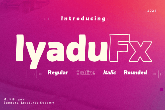 Iyadufx: A Bold Display Font for Campaign Designers