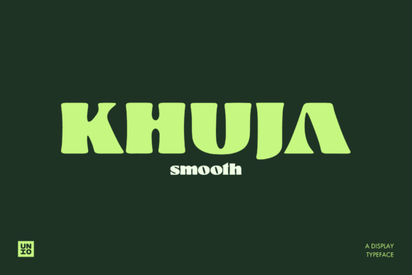 Khuja Smooth: A Display Typeface for Modern Web Design