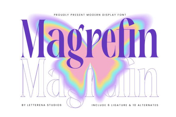 Magrefin: A Luxury Serif Font That Elevates Campaign Visuals