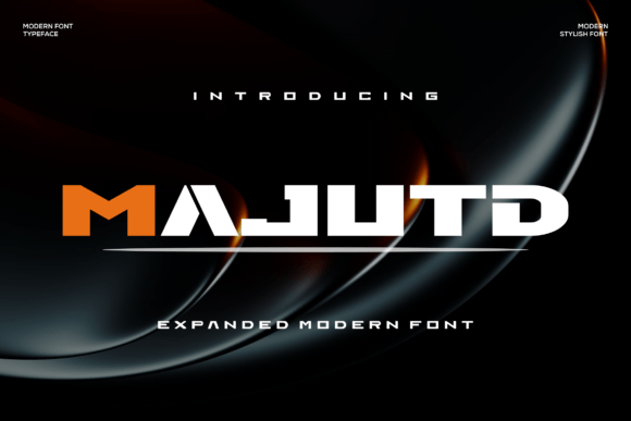 Majutd: A Clean, Bold Display Font for Branding Work