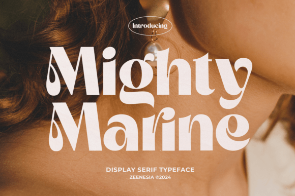 Mighty Marine: A Bold Serif Font for Handmade Products