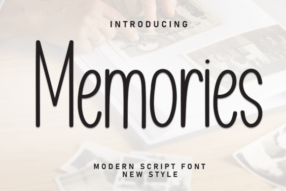 Momories: A Handwritten Display Font for Digital Branding