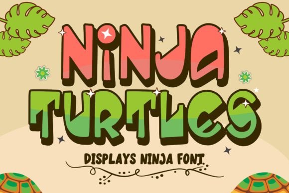 Ninja Turtles: A Display Font That Brings Playful Nature to Branding