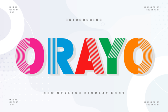Orayo: A Display Font That Makes Your Small Brand Look Instantly Polished