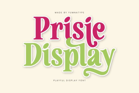 Prisie Display: A Playful Serif for Editorial Design