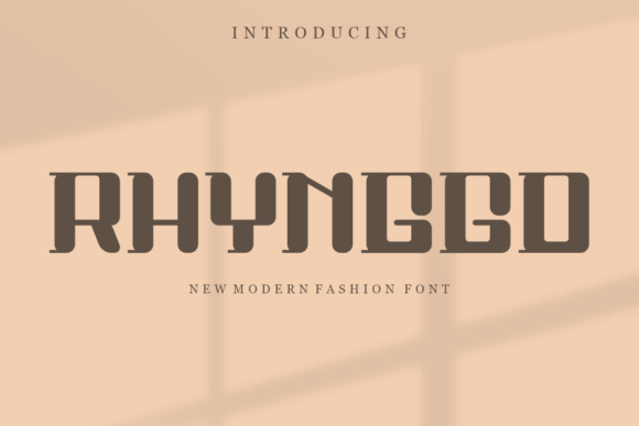 Rhynggo Font: A Bold Choice for Crafters and Designers