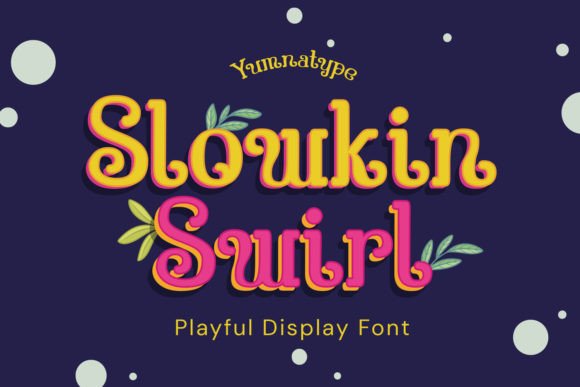 Slowkin Swirl: The Display Font That Makes Your Brand Shine
