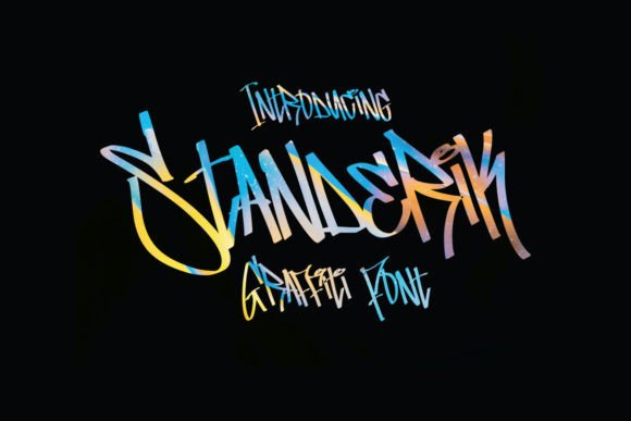 Standerik: A Graffiti-Inspired Font for Creative Crafters