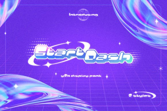 Start Dash: The Y2K Font That Makes Your Brand Pop