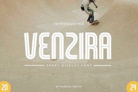 Venzira: A Display Font Built for Bold Branding