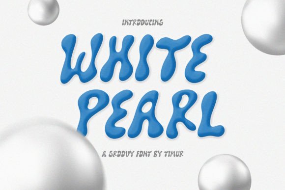 White Pearl: An Elegant Display Font for Crafters and Small Shops